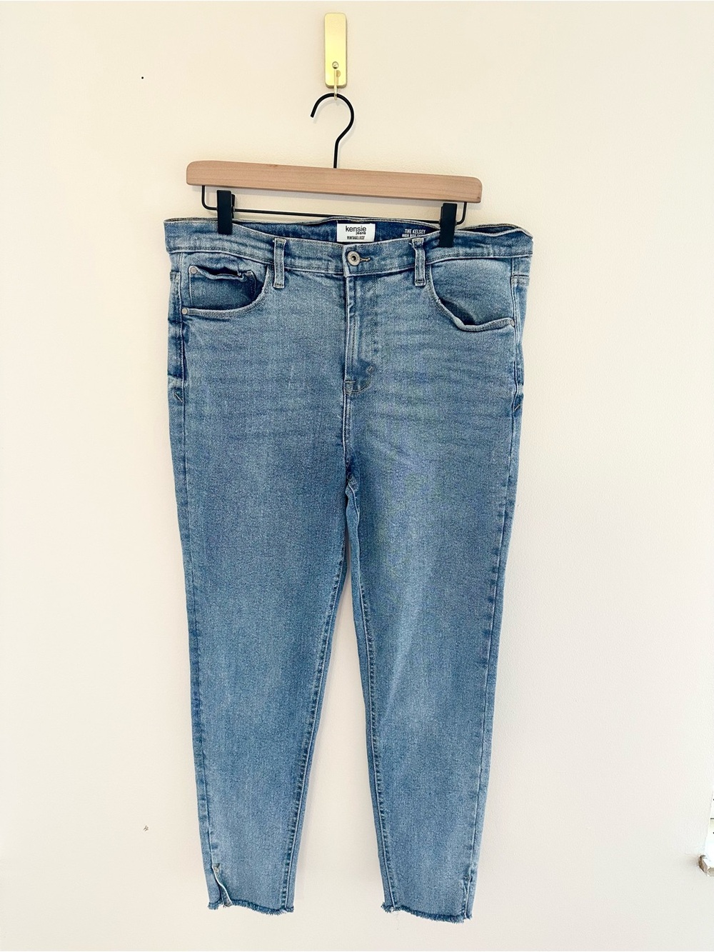 Kensie The Kelsey High Rise Skinny Jeans Size 12 Medium Wash